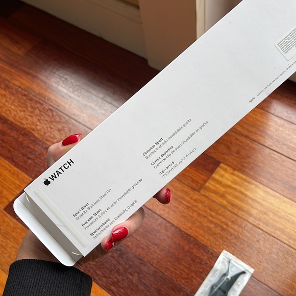 APPLE | Sport Apple Watch Band in Black Unisex - Picture 4 of 4